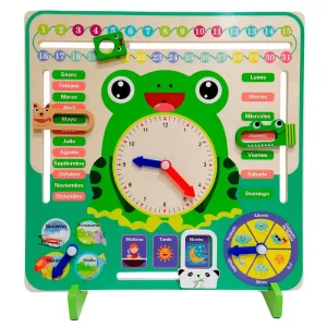 Juego Didáctico Educativo - Reloj Tipo Montessori 